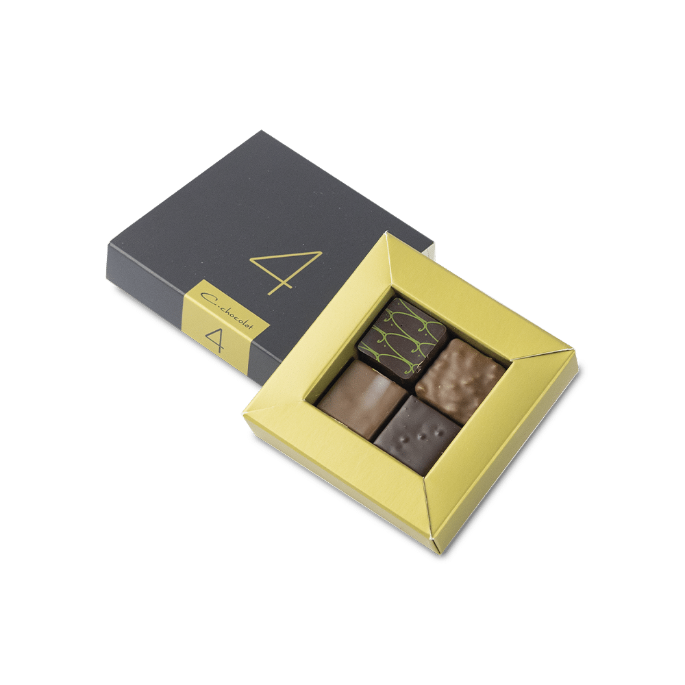 Ecrins de chocolats assortiments, Schaal Chocolatier (200 g)